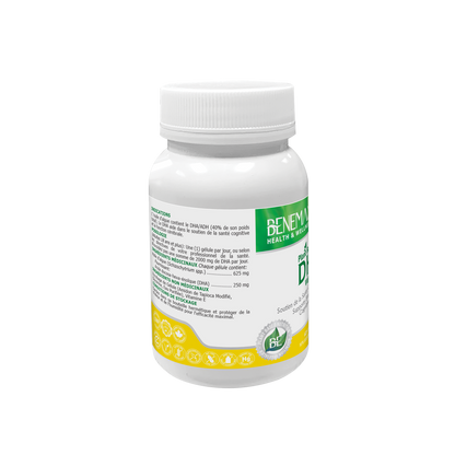 DHA Algae Oil (Schizochytrium spp.). 625 mg French