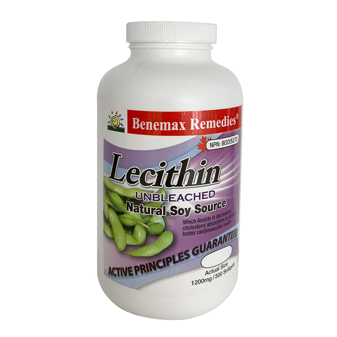 Benemax Remedies Lecithin 1200mg x 300Softgels – BENE