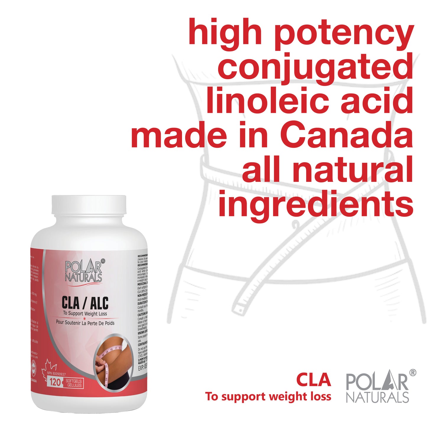 Polar Naturals CLA 120 Softgels