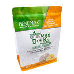 Benemax D3+K2 120 Gummies in Bag