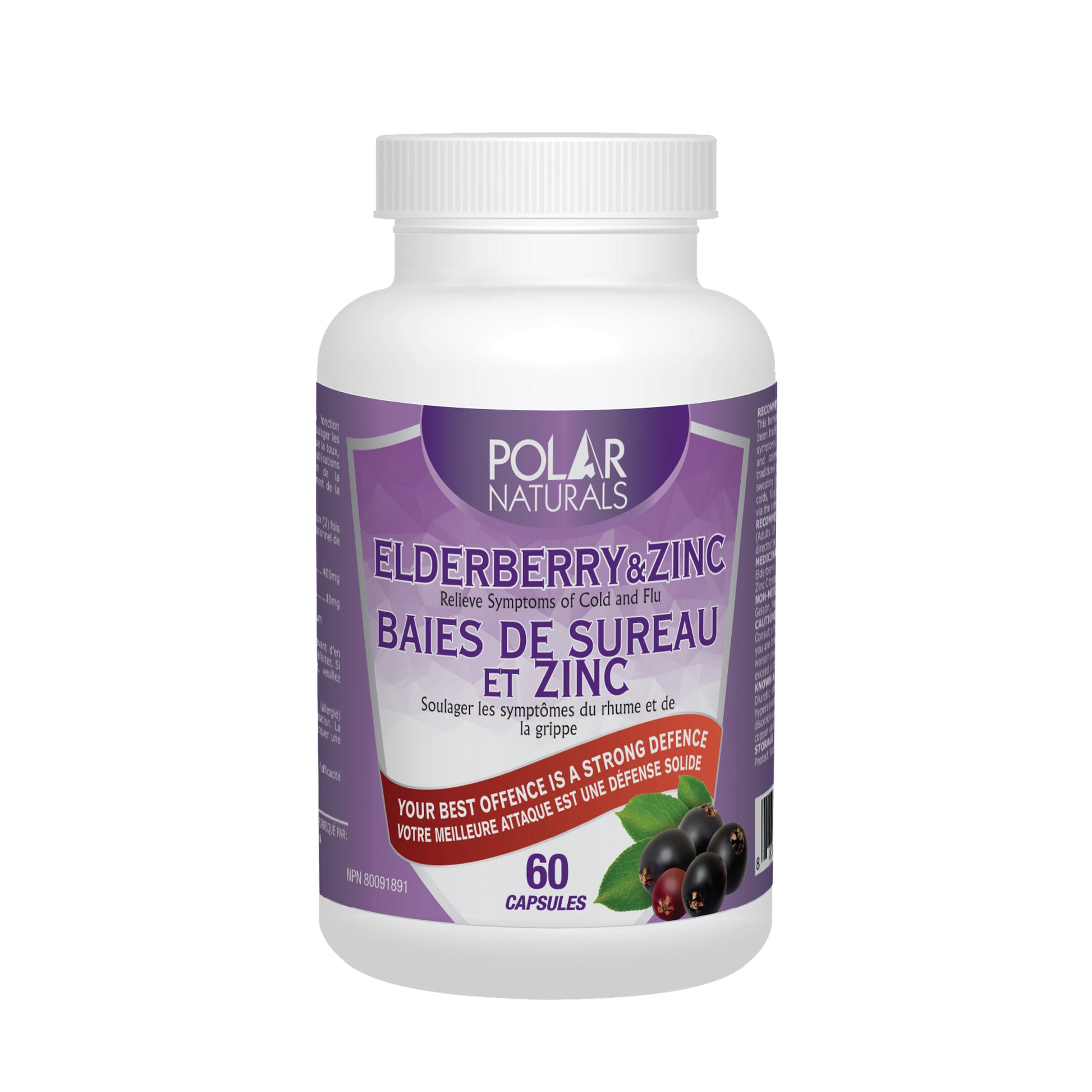 Elderberry Zinc Relieve Symptoms Cold Flu