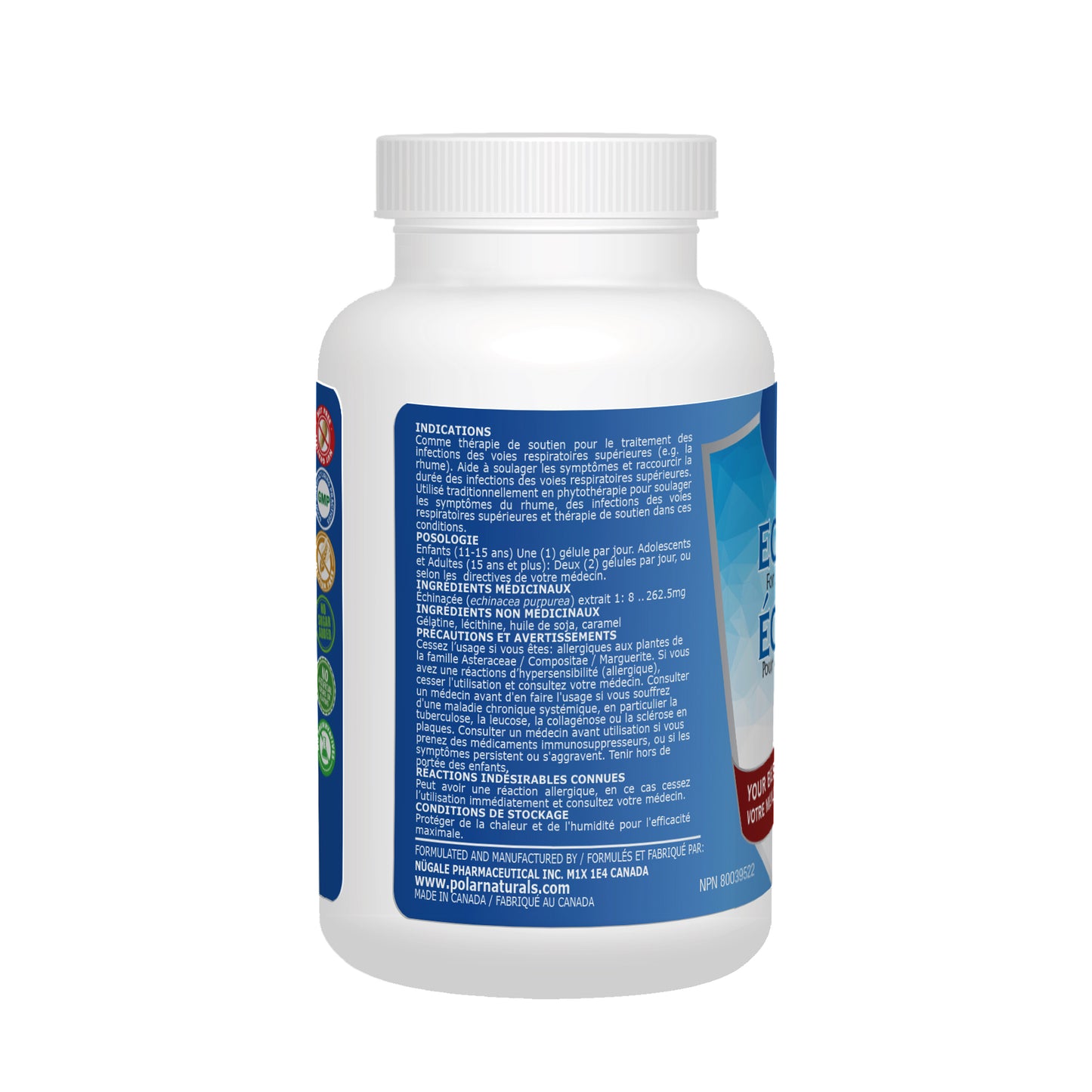 Polar Naturals Echinacea 60 Capsules