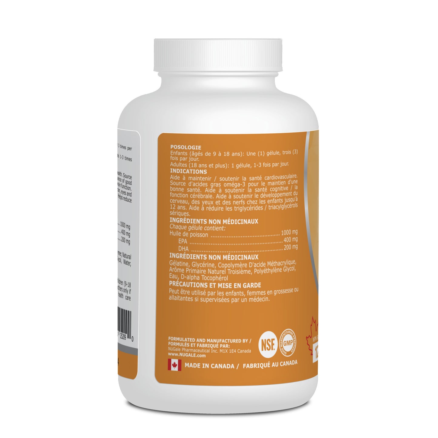 Polar Natural Omega 3 maintain cardiovascular health French Panel