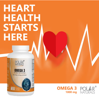 Omega 3 for Heart, brain and Mood 