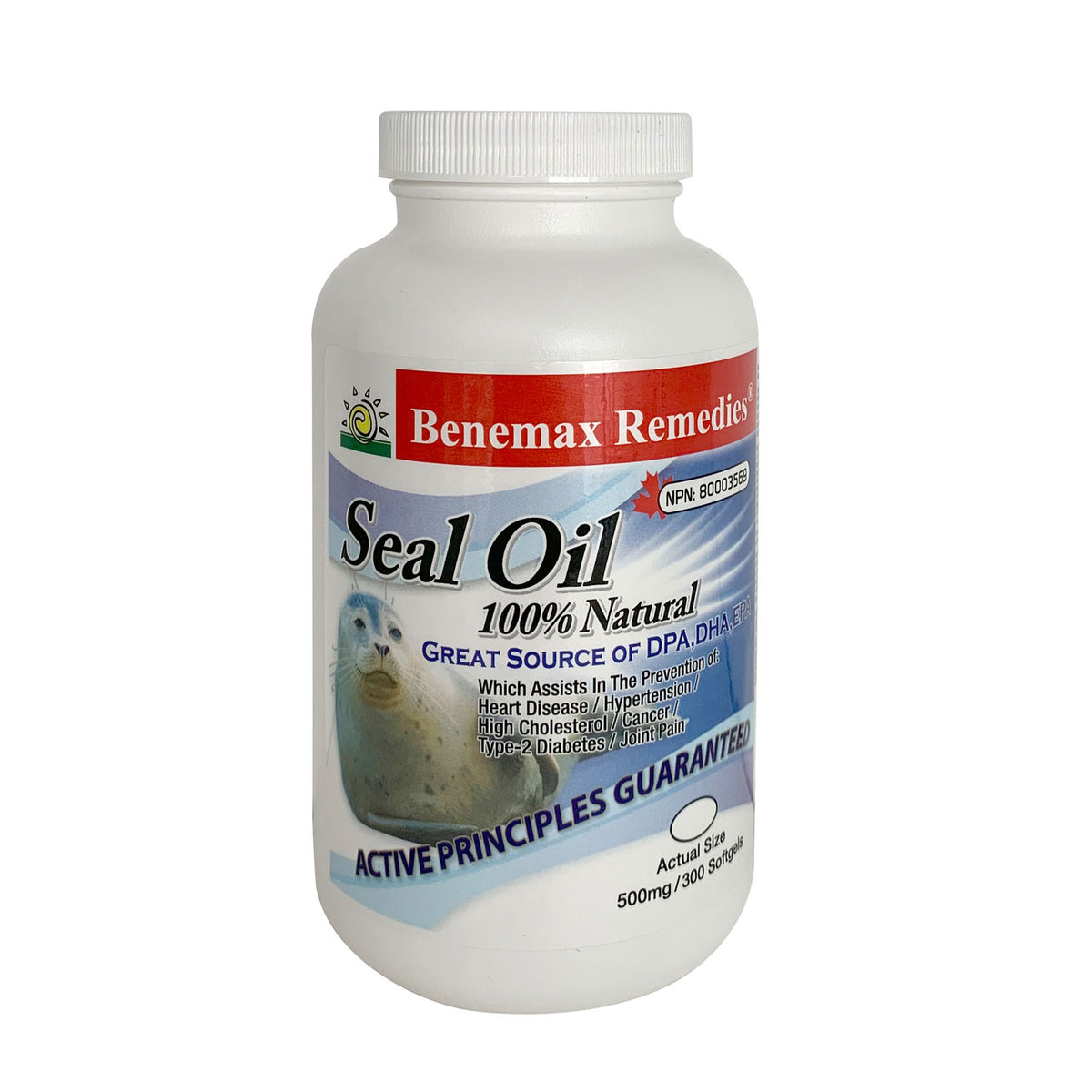Benemax Remedies Seal OIl 500mg x 300Softgels – BENE