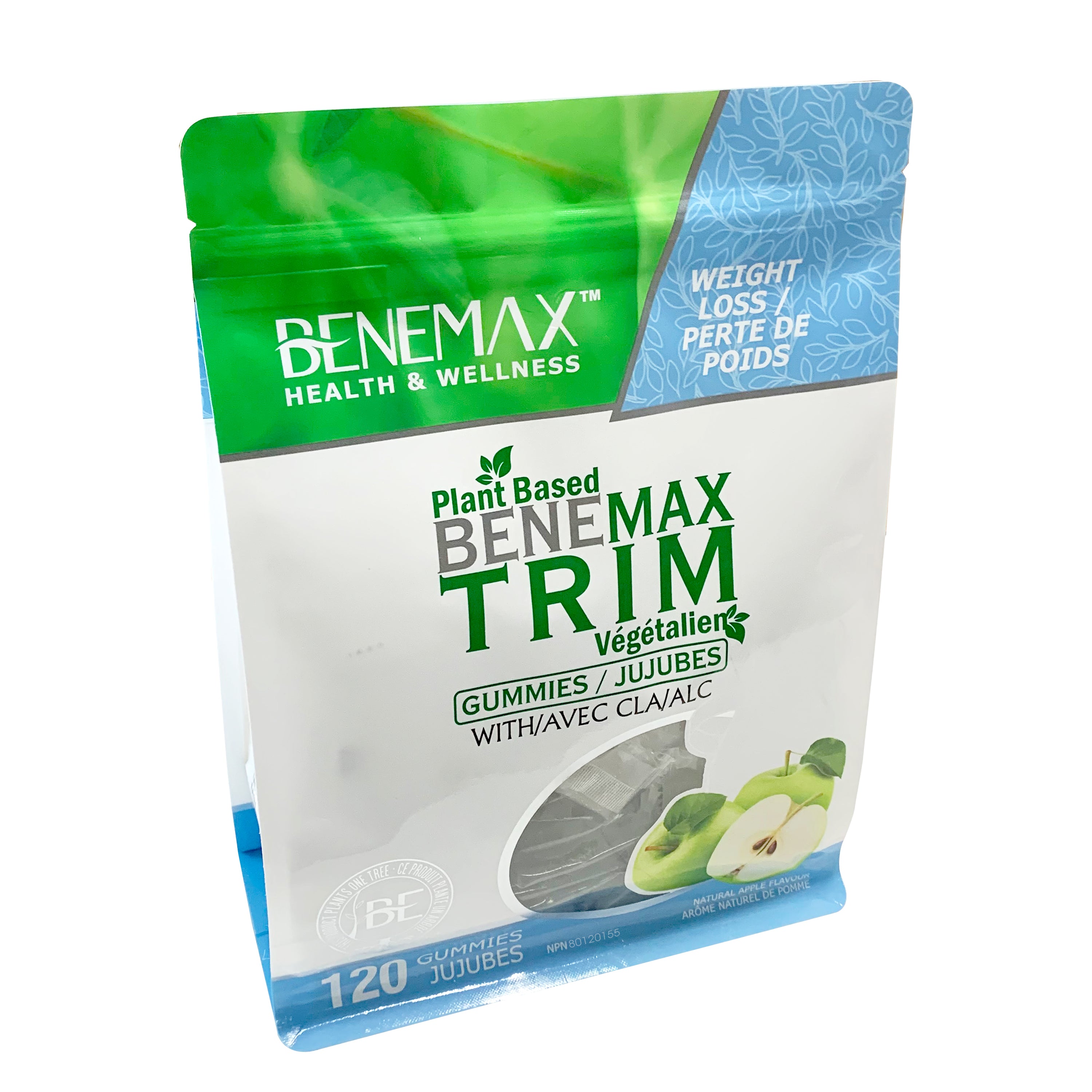 Natural Apple Flavour Trim Gummies Canada | Benemax Health & Wellness ...