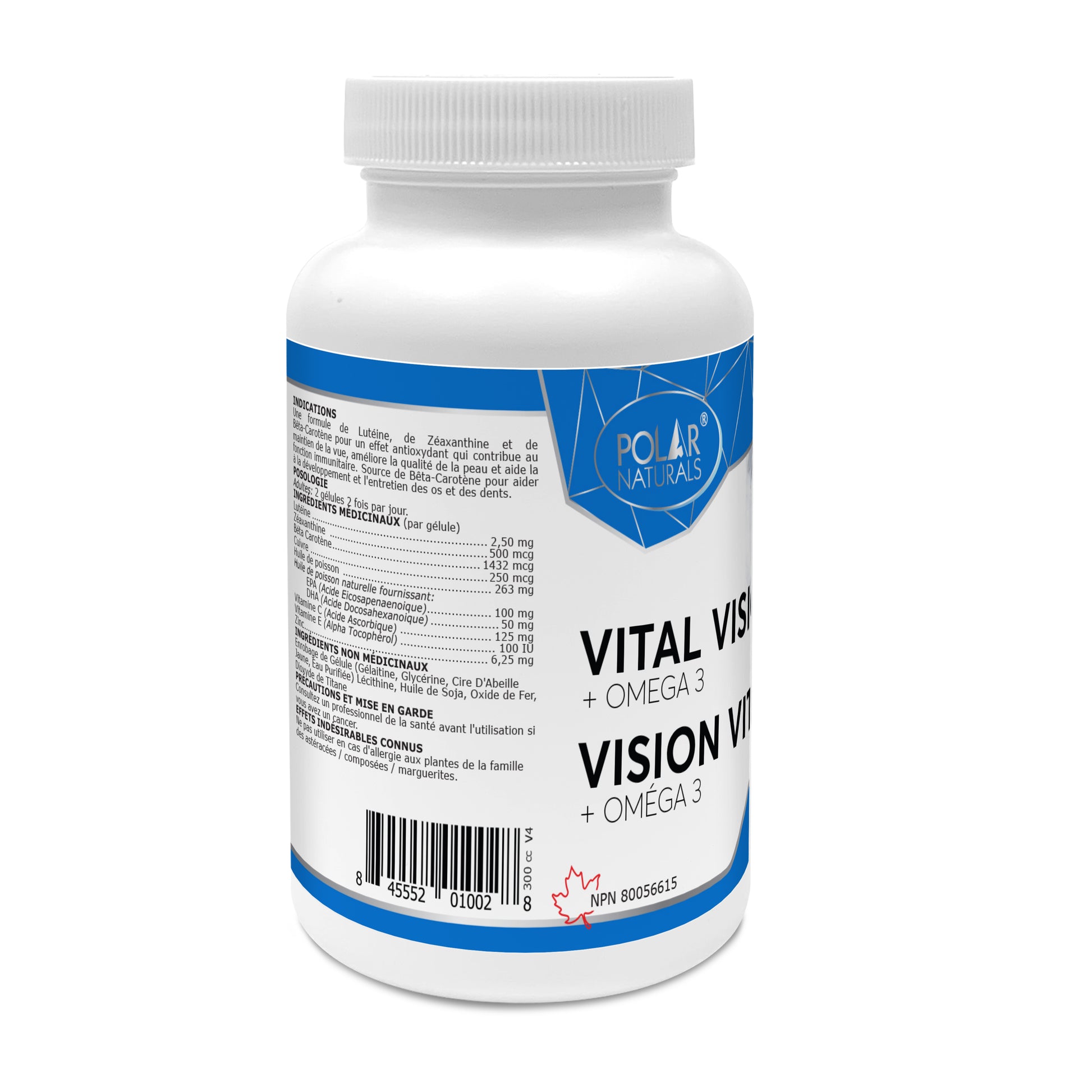 Vital Vision Omega 3 Lutein Zeaxanthin and Beta-Carotene Eye Care