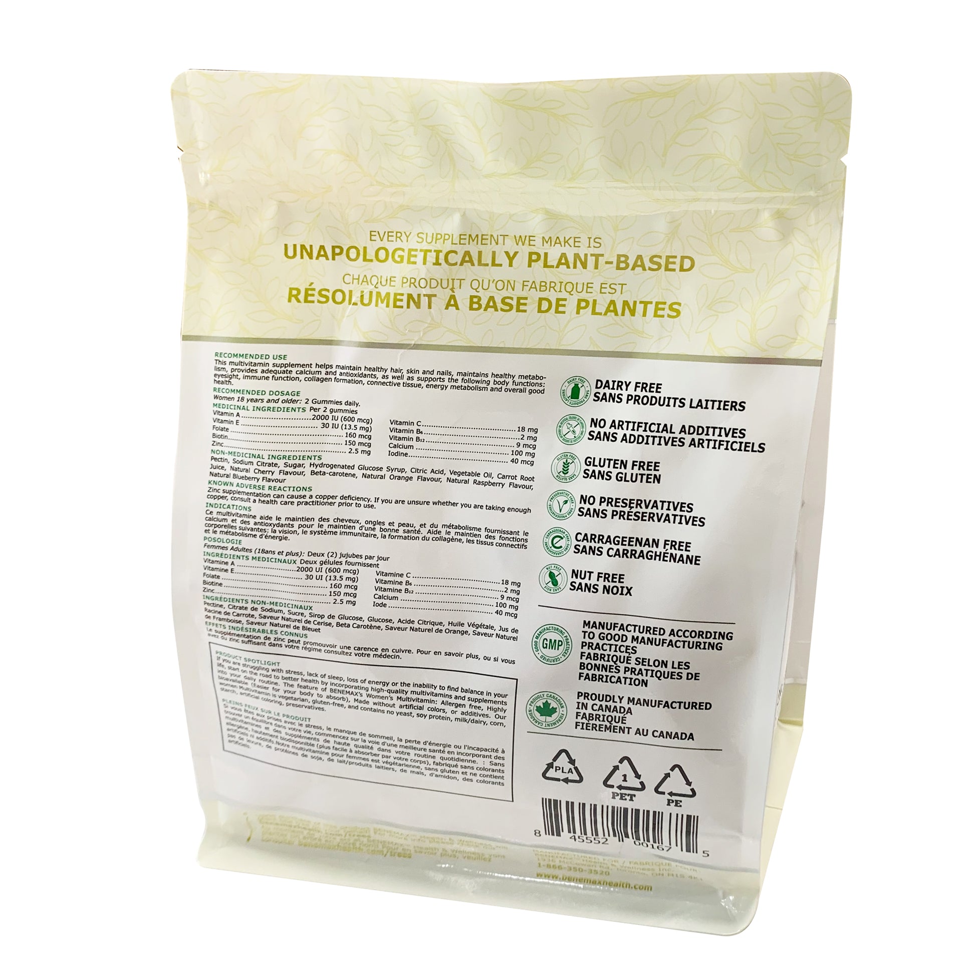 Women's Multivitamin 120 Gummies maintains healthy metabolism