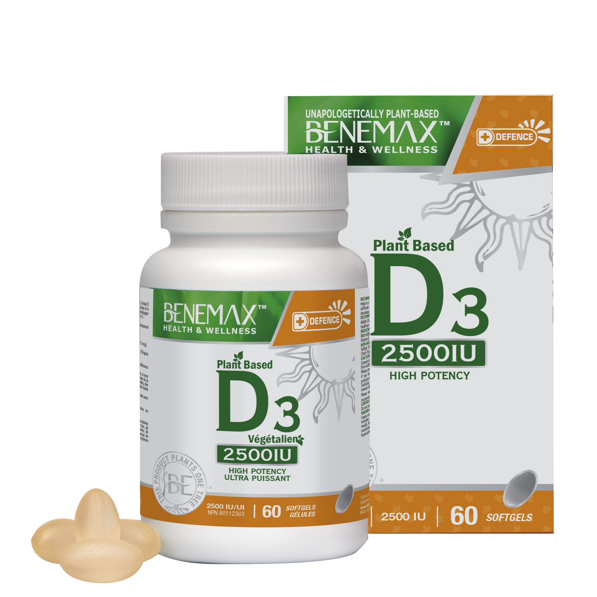 Benemax D3 High Potency 60 count