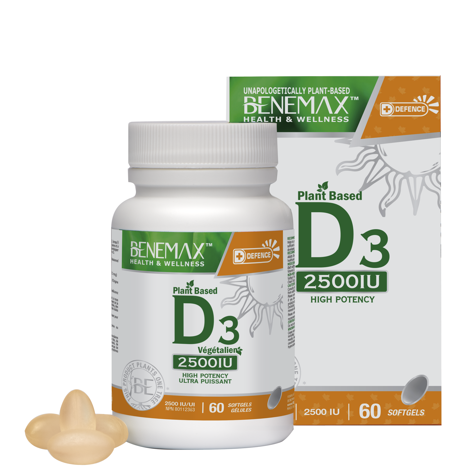 Benemax D3 High Potency 60 count