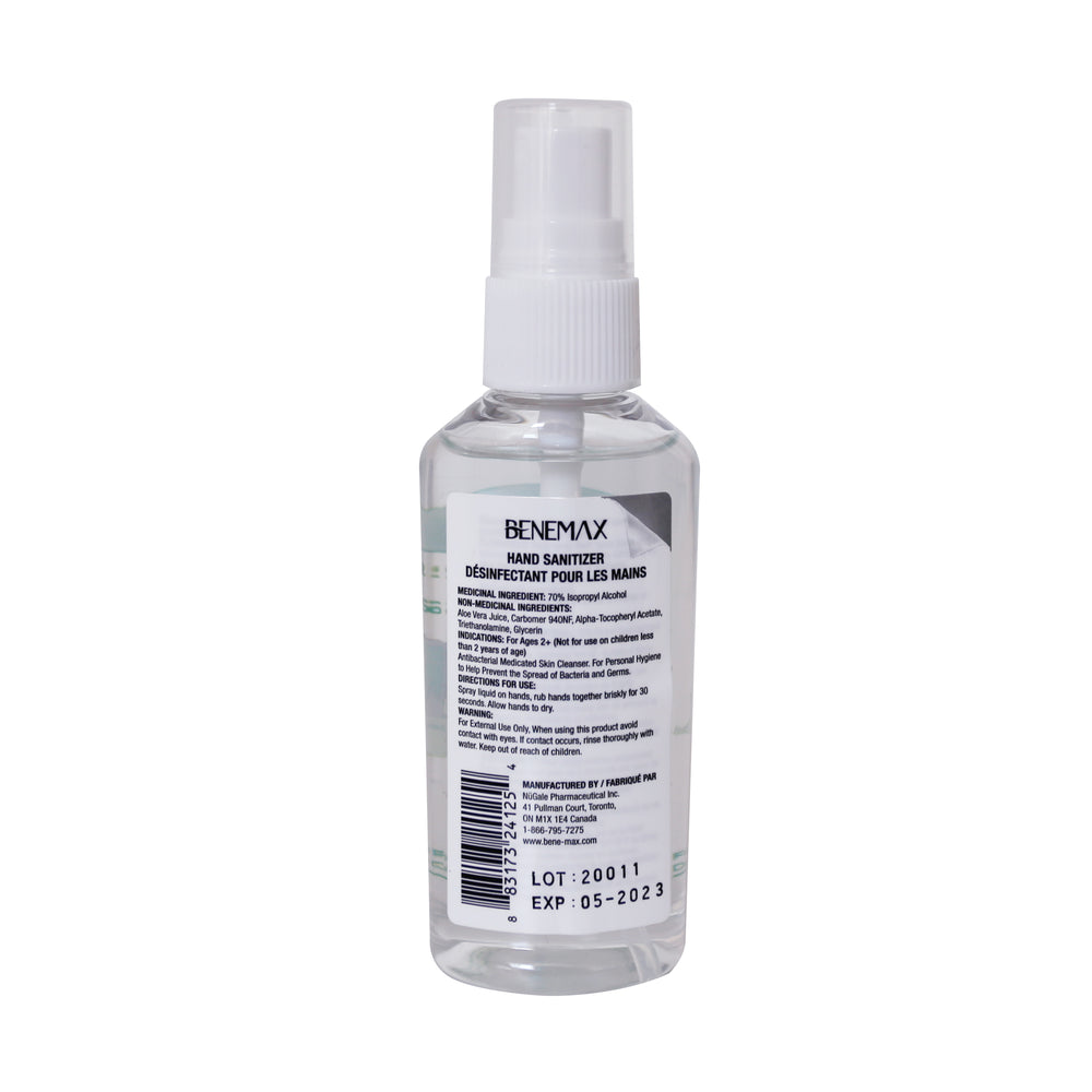 
                  
                    Benemax Hand Sanitizer Spray 60mL
                  
                