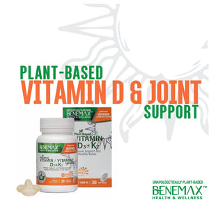 
                  
                    Vitamin D3 + K2 30 Plant-Based Softgels
                  
                