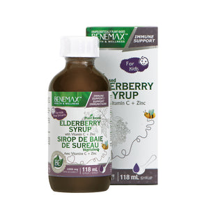 
                  
                    Kids' Elderberry Syrup with Vitamin C and Zinc 118mL
                  
                