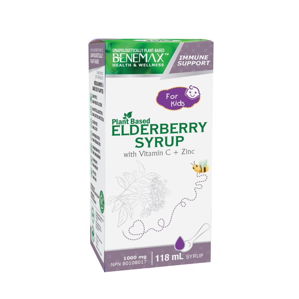 
                  
                    Kids' Elderberry Syrup with Vitamin C and Zinc 118mL
                  
                