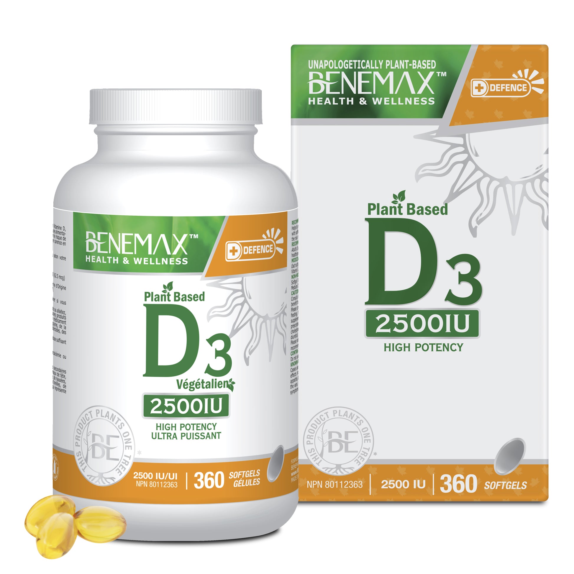 Benemax D3 High Potency 360 count