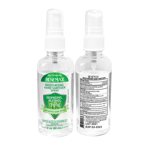 
                  
                    Benemax Hand Sanitizer Spray 60mL
                  
                