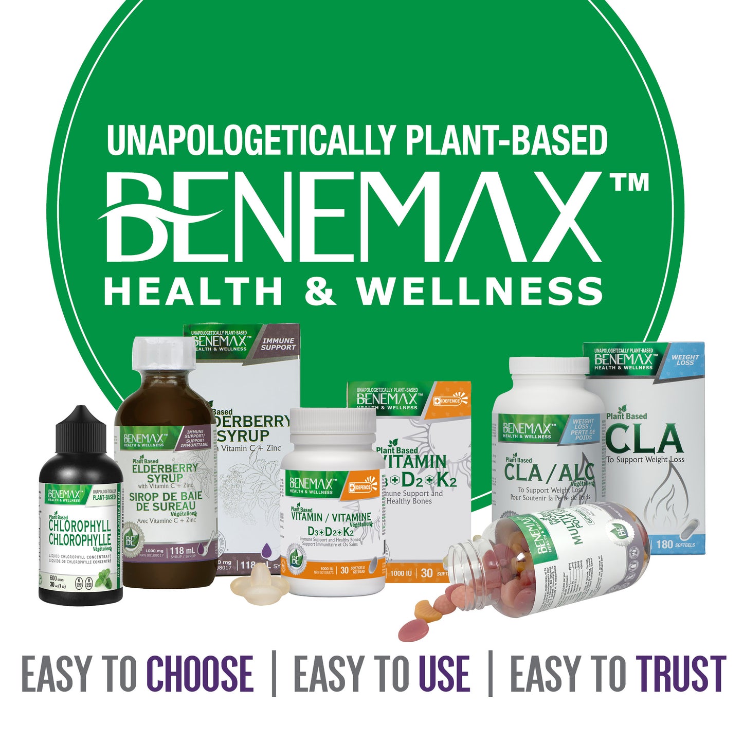 Benemax Family Easy to Choose Easy to Use Easy to Trust