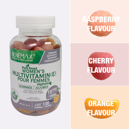 Women's Multivitamin Raspberry, Cherry and Orange Flavour