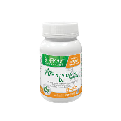 Vitamin D2  for health Bones teeth and immune support 60 Softgels
