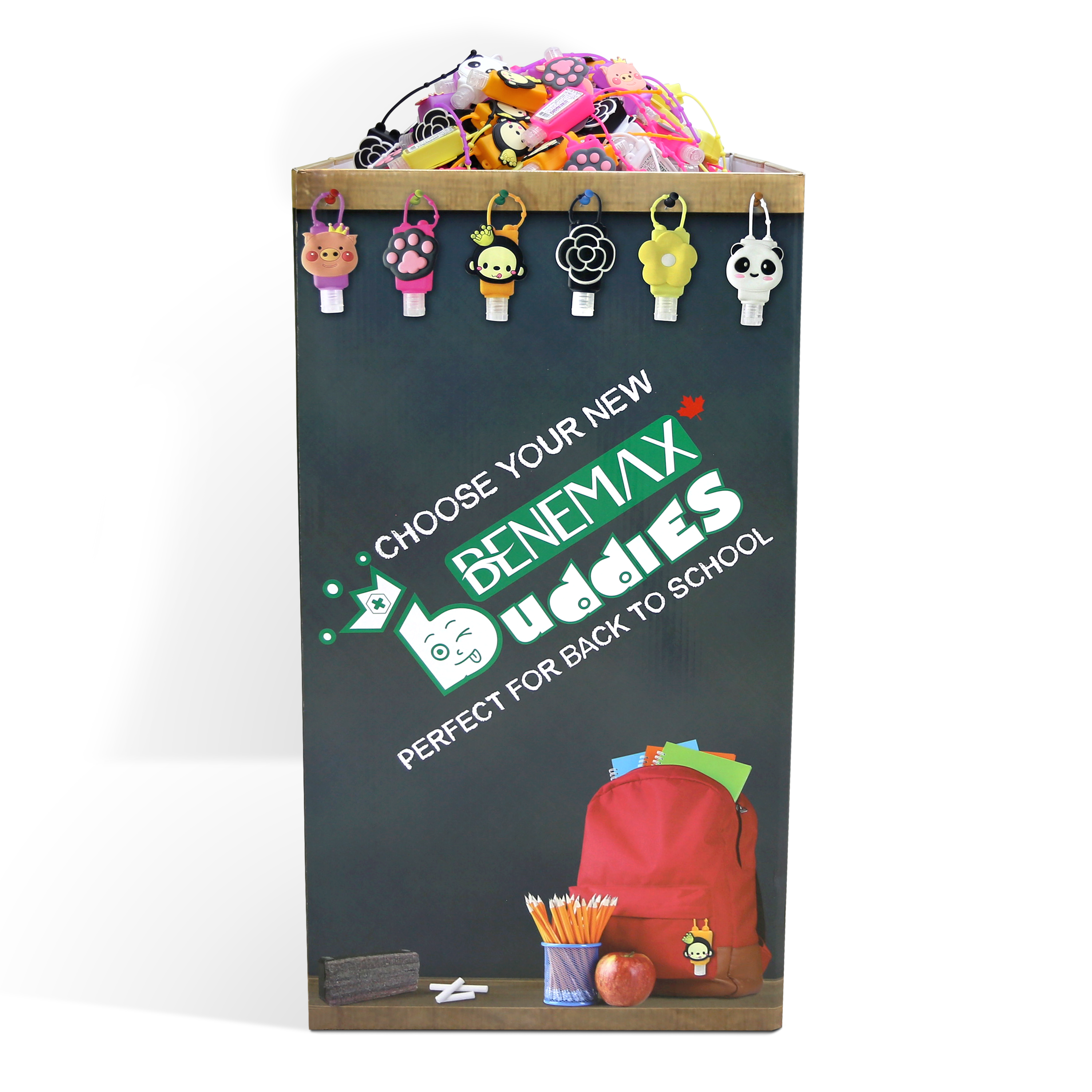 BENEMAX Buddies 6-Pack Hand Sanitizer 30mL