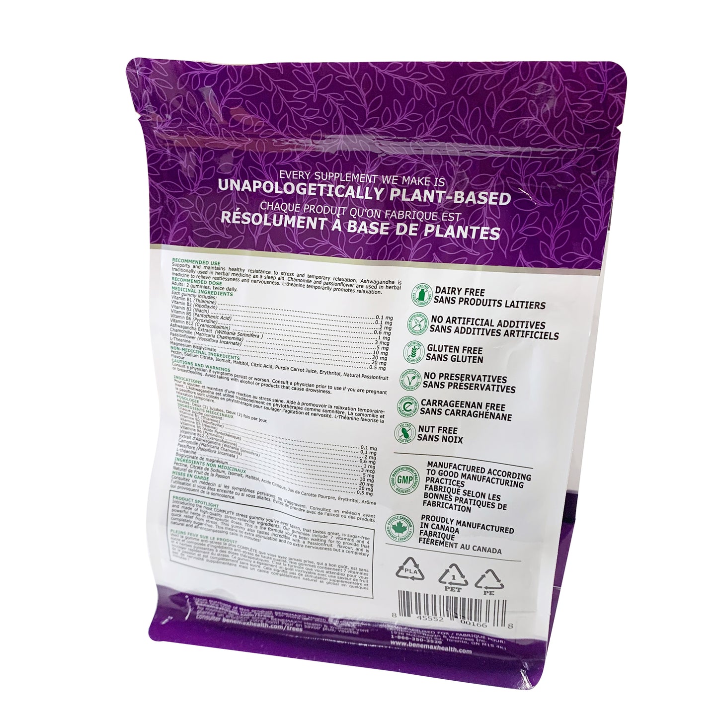 Calm maintains healthy resistance to stress and temporary relaxation ingrdient