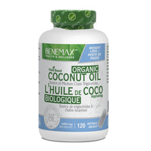 Plant Based Organic Coconut oil 120 Softgels