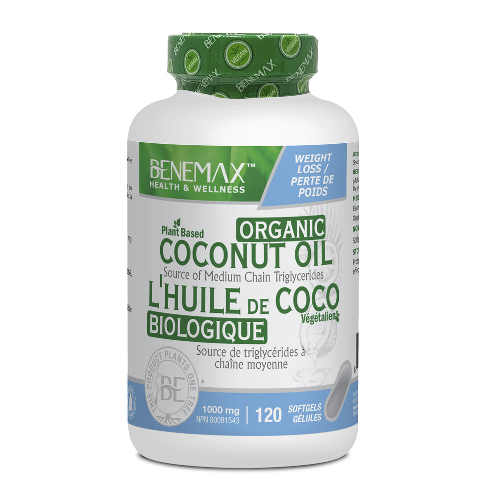 
                  
                    Plant Based Organic Coconut oil 120 Softgels
                  
                