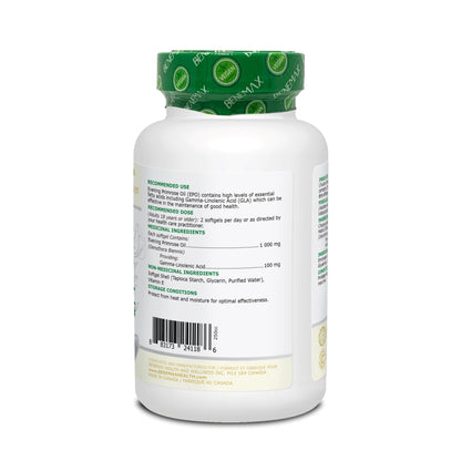 Benemax Evening Primrose Oil English Ingredients