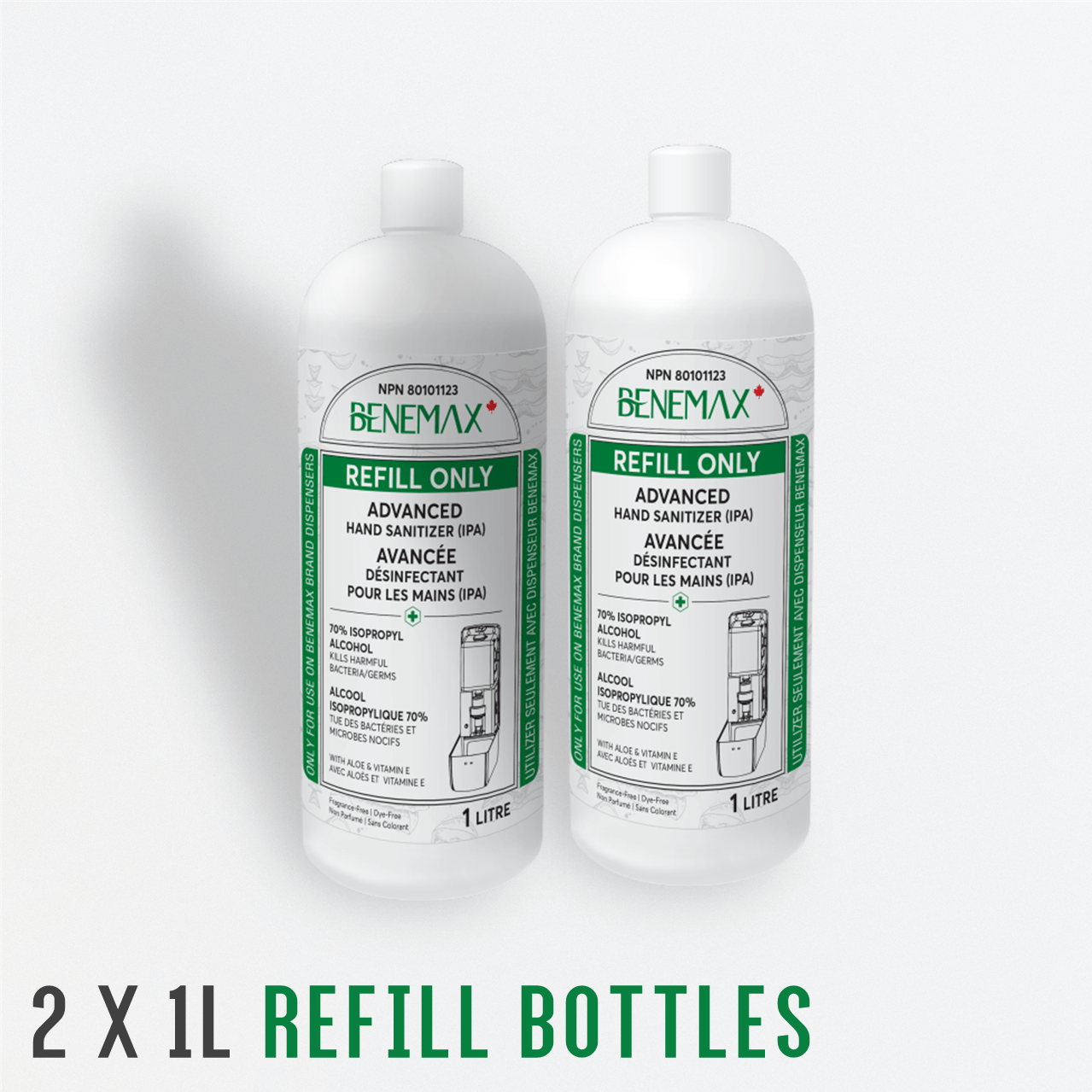 BENEMAX REFILLS - 2 x 1L (32oz)