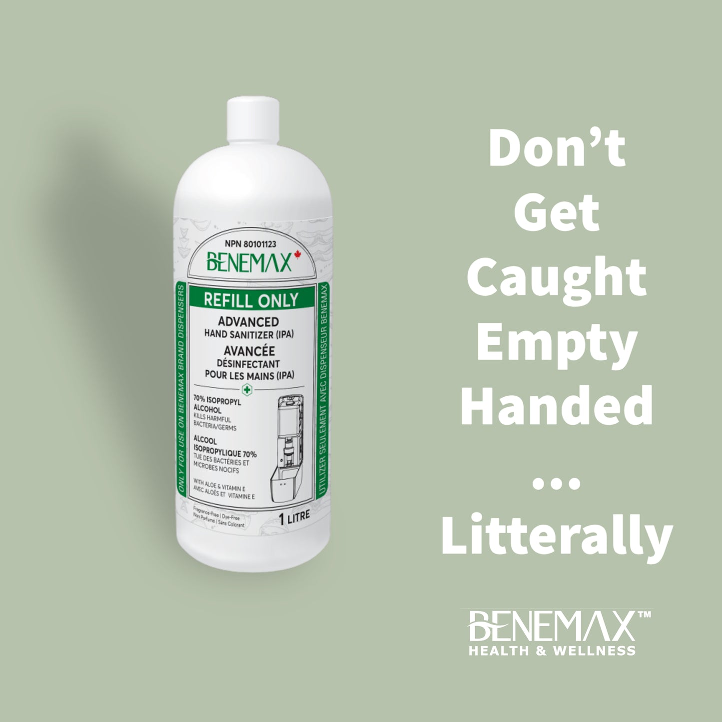 BENEMAX REFILLS - 2 x 1L (32oz)