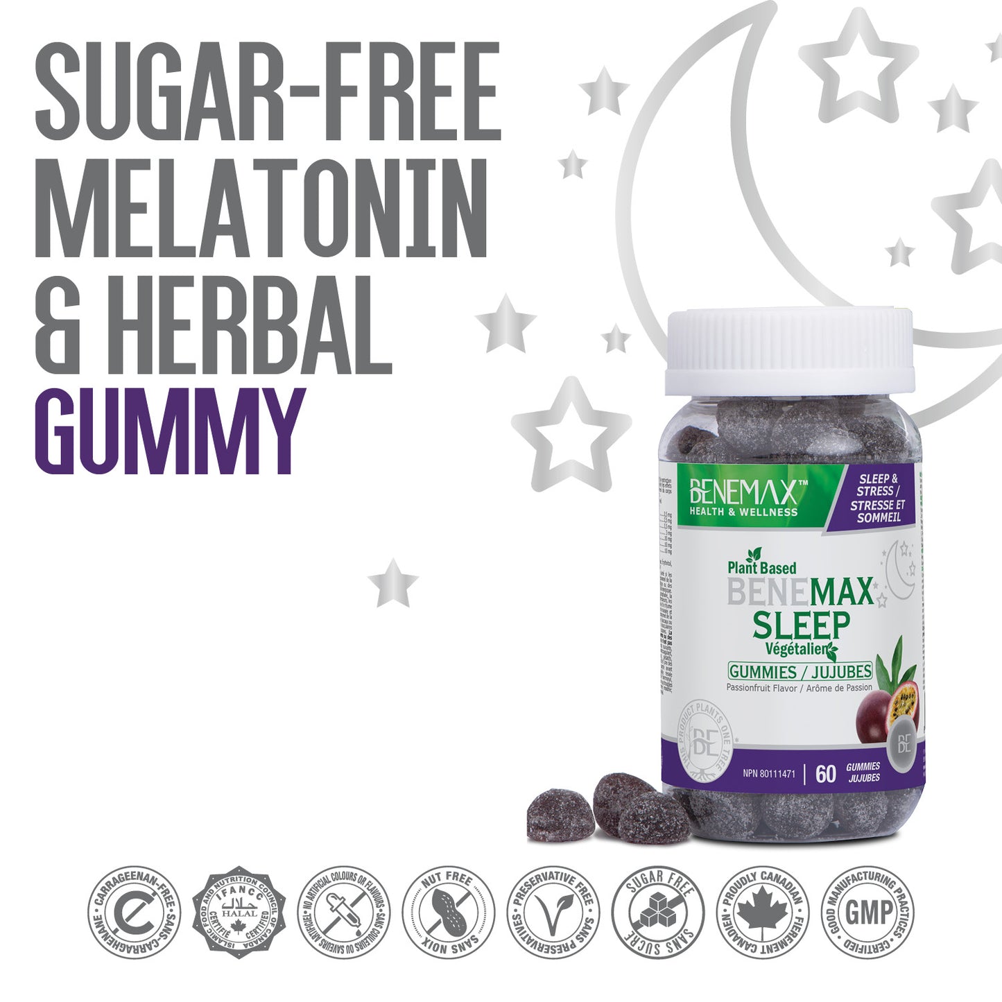 SUgar  Free Melatonin Herbal Gummy